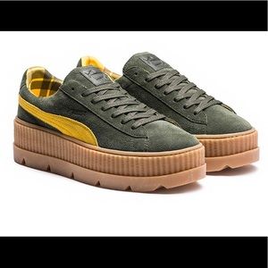 Fenty x Puma green and yellow creepers